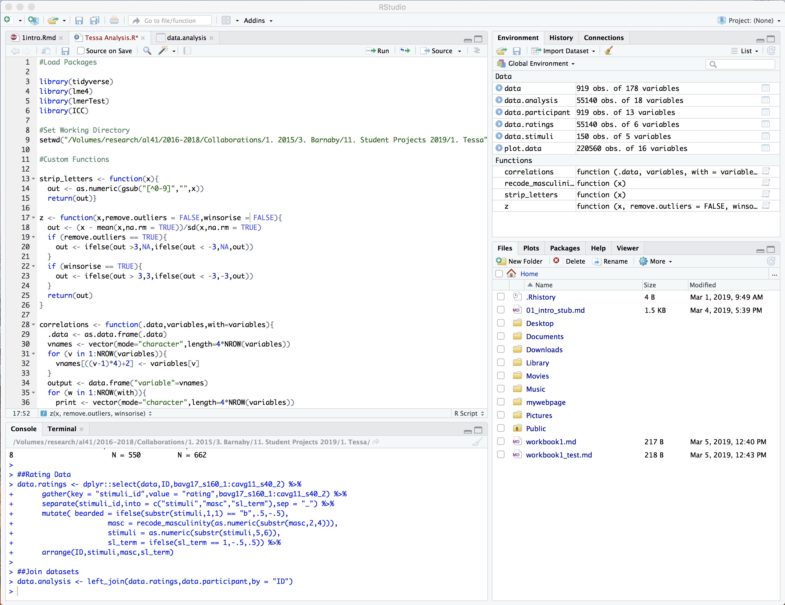 RStudio User Interface